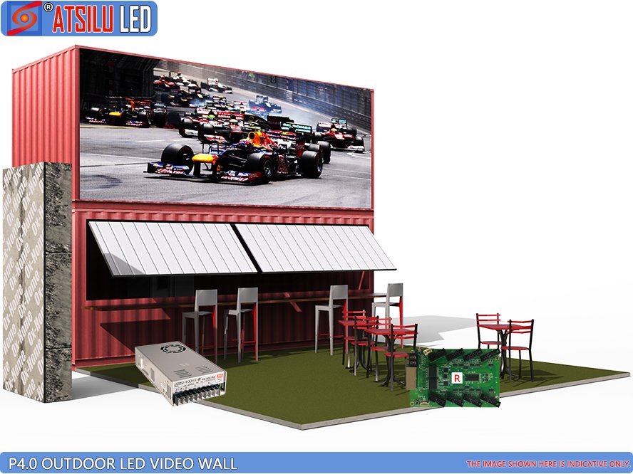 P4mm Outdoor LED Video Wall